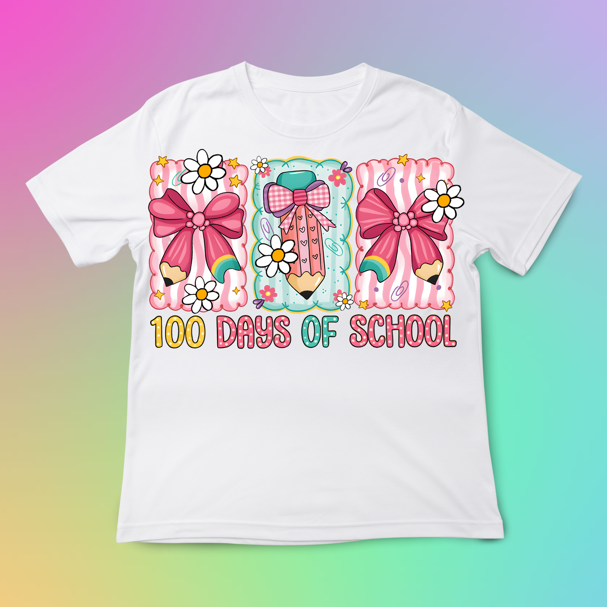 100 Days of School Bows